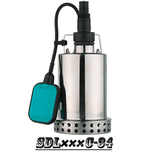 (SDL400C-34) Grande poder longa vida bomba submersível de jardim de aço inoxidável com certificado de Ce UL de interruptor de flutuador